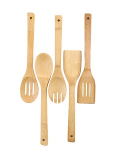 اشتري 5-Piece Kitchen Tool Set Beige standard في الامارات