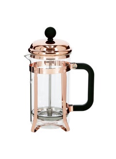 Buy French Press Clear/Rose Gold/Black 600ml in UAE