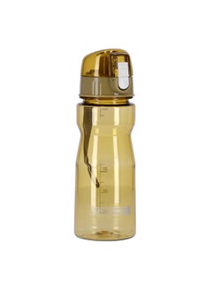 Buy Water Bottle With Volume Marker Golden 600ml in Saudi Arabia