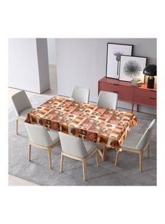 Buy Highly Durable Design Printed Rectangle Table Cloth With Polyester Backing Multicolour 1.37x20meter in UAE