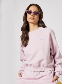 Buy Vintage Raglan Sweatshirt Pink in UAE
