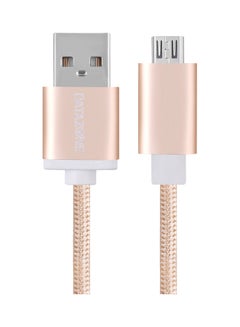 Buy Top Class Core High Speed Data Transmission Android Cable Gold in Saudi Arabia