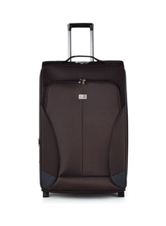 Buy Soft Luggage Large Check in Trolley Coffee in Saudi Arabia