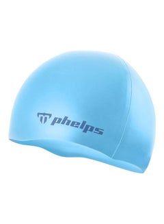 Buy Unisex Silicone Swim Cap Turquoise in UAE