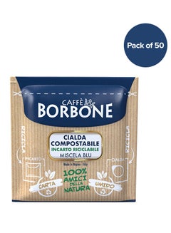 Buy Coffee Pods Blue Blend Borbone Espresso 7.2grams Pack of 50 in UAE