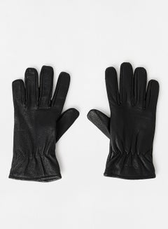 Buy Jacroper Leather Gloves Black in Saudi Arabia