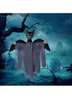 Buy Halloween Bat Decorations, Hanging Vampire Bats Animated Scary Decorations Multicolour in Egypt