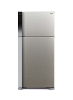 Buy Double Door Refrigerator RV760PUK7K Brilliant silver in UAE