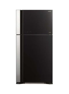 Buy Inverter Glass Refrigerator RVG710PUK7GBK Black in UAE