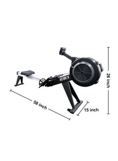 Buy Heavy Duty Air Rower 2.0 58x15x26inch in UAE