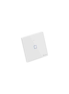 Buy T2UK1C-TX UK Plug 1-Gang Way WiFi Smart Touch Light Switch  Compatible with Amazon Alexa and Google Assistant White 86x86x35mm in Saudi Arabia