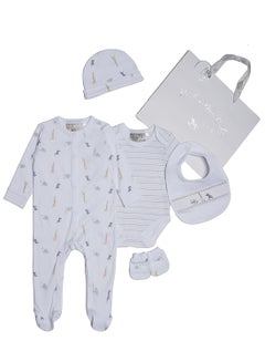 Buy 5 Piece Baby Combo Set White in Saudi Arabia