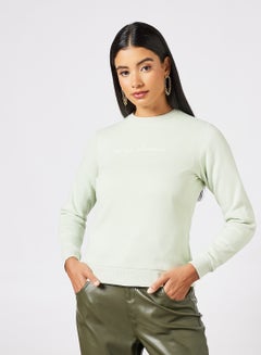 Buy Casual Sweatshirt Mint Green in Saudi Arabia