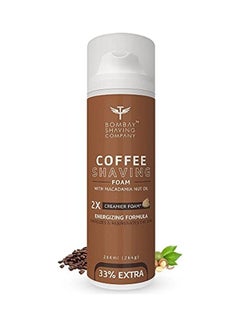 Buy Coffee Shaving Foam (33% Extra) With Macadamia Seed Oil Multicolour 266ml in UAE