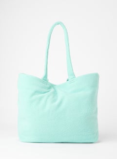 Buy Fuzz Shoulder Bag Light Blue in UAE