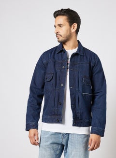 Buy Denim Jacket Blue in UAE