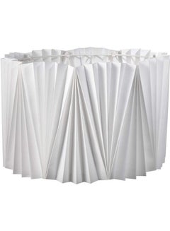 Buy Lamp Shade, Pleated White 17inch in Saudi Arabia