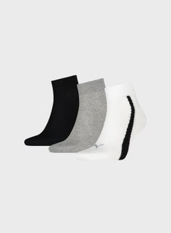 Buy 3 Pair Of Ankle Socks Multicolour in Saudi Arabia