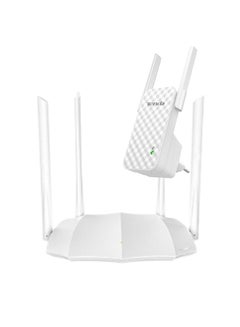 Buy AC5 V3.0 AC1200 Dual-Band Wireless Router + A9 N300 Universal Range Extender white/white in UAE