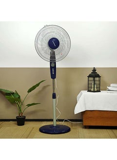 Buy 3-Speed Pedestal Stand Fan 60.0 W OMF1697 Dark Blue in UAE