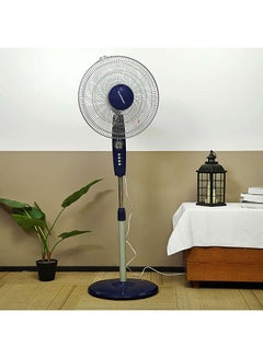 Buy 3-Speed Pedestal Stand Fan 60.0 W OMF1697 Dark Blue in Saudi Arabia