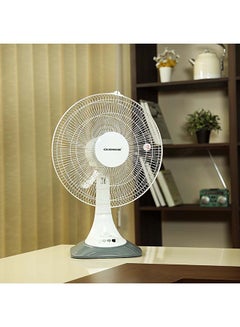 Buy Table Fan With 3-Speed 60W OMF1699 White in Saudi Arabia