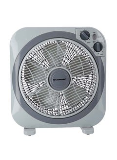 Buy 12 inch Box Fan OMF1723N, 3 Speed Control, 60 minutes timer, Powerful Personal Desk Box Fan With Copper Motor, Table Fan for Office, Home (3 Speed) Fan Guard OMF1723 Grey in UAE