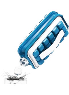 Buy 24 Ice Cube Tray Spill Free Blue in UAE