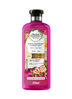Buy Renew Natural Conditioner With White Strawberry And Sweet Mint For Hair Volume Multicolour 400ml in Saudi Arabia
