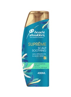 Buy Supreme Anti-Dandruff Shampoo With Argan Oil And Aloe Vera For Sensitive Scalp Soothing 400ml in UAE
