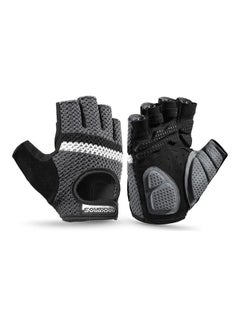 Buy Half Finger Cycling  Training MTB Knitted Gloves 9-9.5cm in UAE