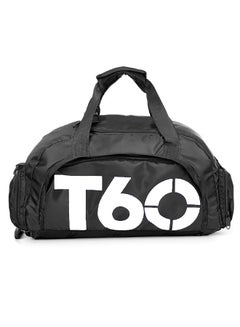 65L Grey Lightweight Travel Duffel bag with Wet Pocket & Shoes Compartment for men women Eackrola Sports Gym Bag 