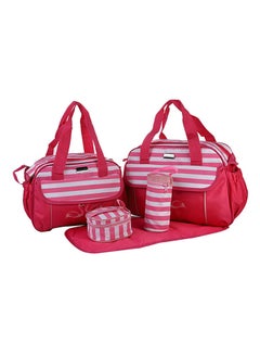 Buy 5-Piece Baby Diaper Storage Bag With Mother Bag Set in Saudi Arabia