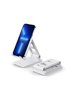 Buy Flexible Desk Tablet and Mobile Phone Stand Holder White in UAE