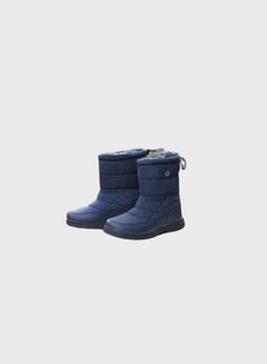 Buy Slip-On Casual Ankle Boots Blue in UAE