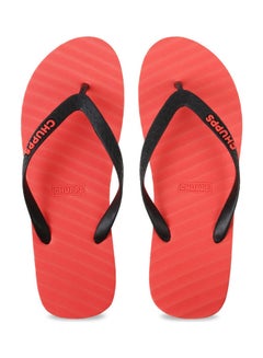 Buy Banana Leaf Flip Flops Hot Coral/Black in UAE