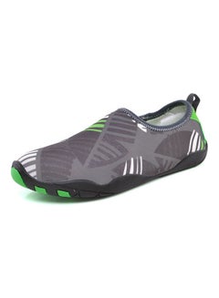 Buy Slip-On Yoga Wading Shoes Grey/White/Green in UAE
