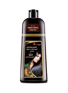 Buy Hair Dye Shampoo Dark Coffee 500ml in Saudi Arabia
