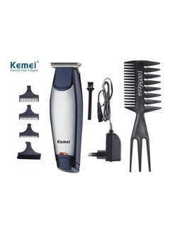 Buy 3 In 1 Rechargeable Trimmer & Clipper With100meza Gift Comb Blue in Egypt