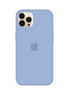 Buy Protective Soft Silicone Case Cover for iPhone 13 Pro Max Light Blue in UAE