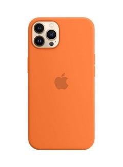 Buy Protective Soft Silicone Case Cover for iPhone 13 Pro Max Orange in UAE