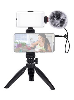 Buy Mobile Phone Video Shooting Suit Microphone Black in UAE