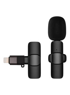 Buy Smart Wireless Microphone Set Black in Saudi Arabia