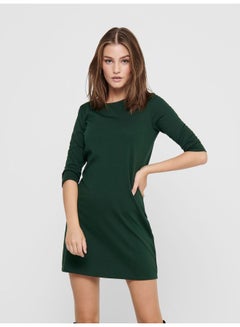 Buy Stylish Casual Mini Dress Green in Saudi Arabia