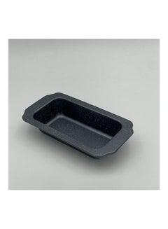 Buy Rectangular Cake Tray Black 28cm in Saudi Arabia