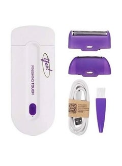 Buy Rechargeable Finishing Touch All Body Facial Hair Remover White in Saudi Arabia