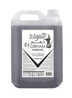 Buy Dirham Shower Gel with Moisturizing Effect Black 5Liters in UAE