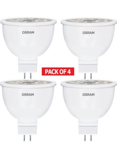 Buy 4-Piece Mr16 Spotlight 5.5W 6500Kl 220V Gu5.3 Led Cool White in UAE