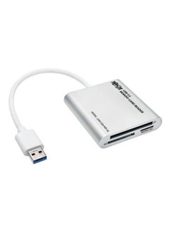 Buy USB 3.0 Super Speed Multi-Drive Memory Card Reader/Writer Aluminum Case Black in UAE