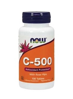 Buy C-500 Antioxidant Protection With Rose Hips - 100 Tablets in UAE